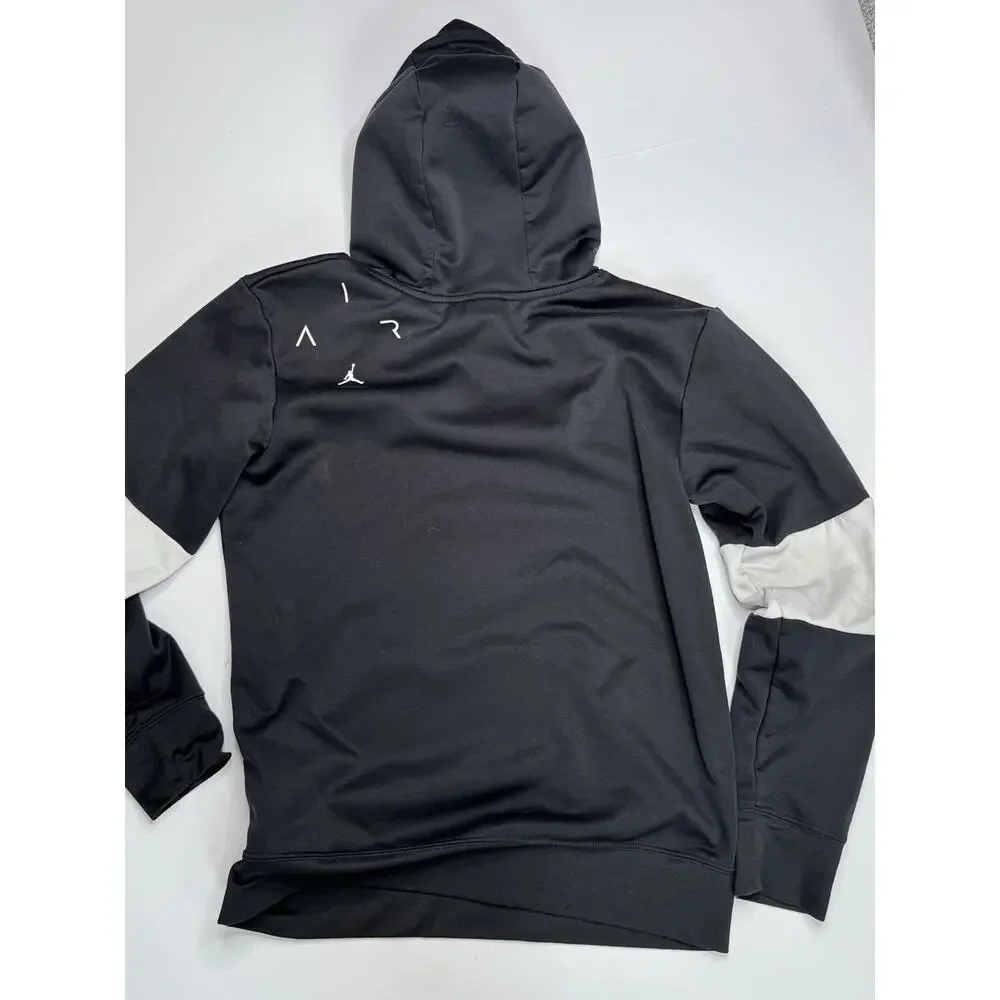 Nike Air Jordan Dri-FIT Hoodie Boys XL Black Gray Jumpman Colorblock